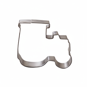 Set di stampini per biscotti a forma di locomotiva in acciaio stampo per biscotti personalizzabile per feste-confezionato in una scatola di 96 francobolli - Product Image 2