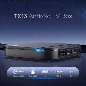 TANIX TX13 Android 14 TV Box Allwinner H618 4K UHD Set Top Box BT 5.0 WiFi de Doble Banda Reproductor Multimedia de Cuatro Núcleos - Product Image 1