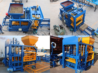 QT4-15 Machine à blocs de béton entièrement automatique Machine de fabrication de blocs creux Machine à briques de ciment en Tanzanie Sénégal
