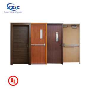 Puertas Cortafuego de Madera Maciza con Certificación UL, Diseño Moderno para Interiores, Resistentes al Fuego Durante 90 Minutos, para Hoteles y Apartamentos - Product Image 1