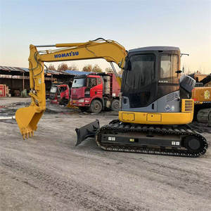 Cabine à faible bruit Mini JAPAN Komatsu pc78US Pelles hydrauliques sur chenilles d'occasion 7 tonnes PC78 Godet pelleteuses d'occasion - Product Image 2