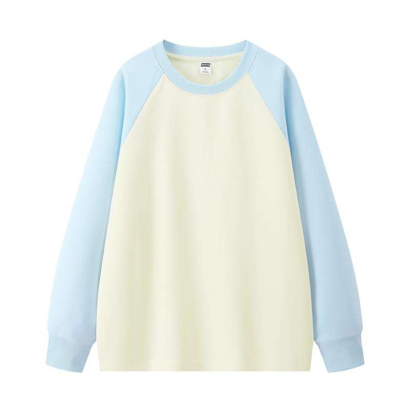 Apricot and sky blue