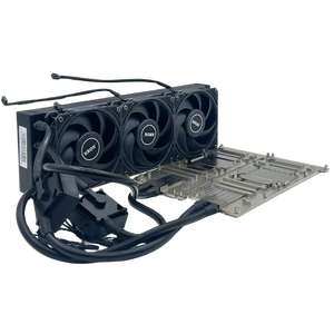 ชุดระบายความร้อนด้วยน้ำแบบคู่สำหรับเวิร์คสเตชั่น GPU ระบบระบายความร้อนด้วยน้ำแบบเหลว H200 พร้อมชุดระบายความร้อนด้วยน้ำ A100 MI300 และชุดระบายความร้อน GPU RTX 4090 - Product Image 5