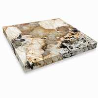Prix de la table basse en quartzite Patagonia |   Tables carrées en pierre naturelle de luxe moderne pour la décoration de villas, hôtels, salons, meubles