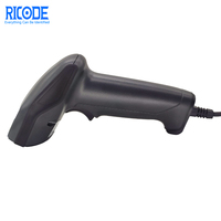 Lecteur de codes-barres USB filaire TiCODE, scanner portable commercial pour l'accueil des hôtels, la réception des clients et le service en chambre