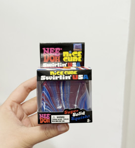Special Commemorative Edition Vortex Stress Relief Toy USA Independence Day Swirlin <b>Squishy</b> NeeDoh Nice Cube Squeeze Toy - Product Image 2
