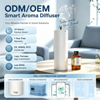 Crearoma B2b Radar Sensor Waterless Diffuser Model Meja Diffuser Aroma Pintar Terlaris dengan Bluetooth Wifi