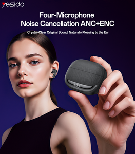 Tai nghe không dây yesido bt6.0 ANC + enc bốn Micrô Tai nghe không dây khử tiếng ồn siêu thấp tws40 - Product Image 2