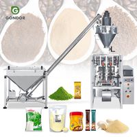 Machine d'emballage verticale pour sachets stand-up de 1 kg, ligne de remplissage et d'emballage pour café et poudre de lait