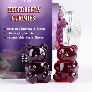 Gomitas de Saúco con Glucosamina, Condroitina, Coenzima y Oligoelementos, Caramelos de Goma para la Salud Digestiva de Adultos, Naturales para Pacientes con <span class=keywords><strong>Diabetes</strong></span> - Product Image 5