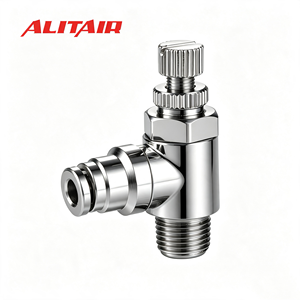 ALITAIR Vente directe usine Raccords en laiton AMPB à connexion rapide Nouveaux raccords en laiton Connecteur pneumatique en T à branchement rapide - Product Image 6