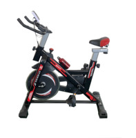 Vélo de spinning silencieux à transmission par courroie en acier pour la maison – Équipement de fitness pour maîtriser les séances de spinning