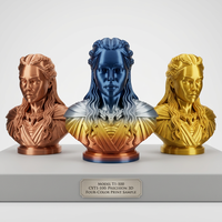 Imprimante 3D FDM quadricolore T1-100 CYT1-100 à grand volume d'impression par déposition de filament