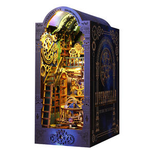 Modèle de maison miniature à monter soi-même Sl14 Exploration Interstellaire, serre-livres 3D, cadeau d'anniversaire <span class=keywords><strong>créatif</strong></span>, ornements à assembler à la main - Product Image 1