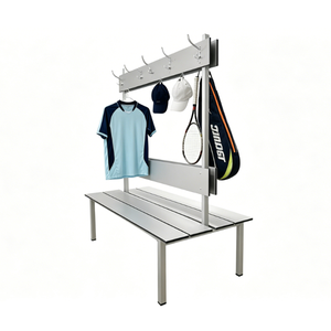 <span class=keywords><strong>Appendiabiti</strong></span> Moderno in Ferro Resistente <span class=keywords><strong>con</strong></span> 6 Ganci e 1 Ripiano, Impermeabile e Antiruggine, da Parete per Soggiorno o Hotel - Product Image 3