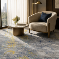 Tapis tissé Axminster de luxe pour chambre d'hôtel, tapis pour hôtel 5 étoiles