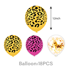 Vàng báo sinh nhật Nguồn cung cấp bên vàng báo biểu ngữ Vòng hoa Khăn trải bàn bóng vàng báo in sinh nhật đảng trang trí - Product Image 5