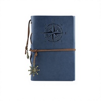 Organisateur/Agenda A6 en Cuir Premium Vintage avec Logo Gaufré – Idéal Cadeau