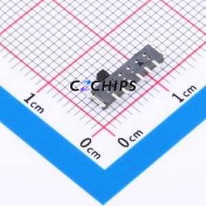 K3-1410S Slide Switch SMD Switch Single Pole Four Throw Rectangle Pin Header SMD Tab 11.2mm - Product Image 2