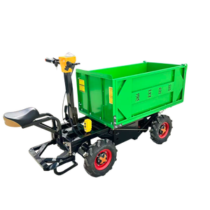 Super Sale Four-<b>Wheeled</b> Grey Flat Dump Truck <b>Trolley</b> Pure Copper Motor 1-Year Hydraulic Construction 60v20a Motor Const - Product Image 2