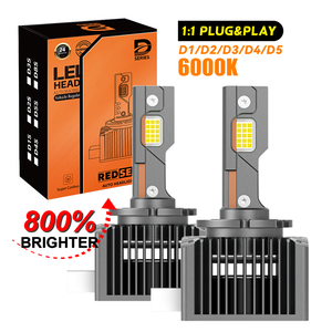 Redsea fábrica al por mayor 110W 11000LM D1S D3S D8S D2S D4S D5S Bombillas de faros LED Serie D Lámparas Faros LED - Product Image 1