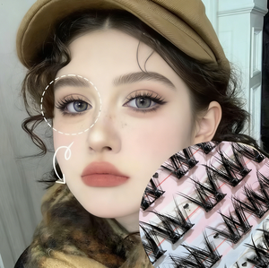 कस्टम आधा बैंड स्पष्ट सिंथेटिक fox mink पलक 15 मिमी पुनः प्रयोज्य 3 डी प्रभाव क्रूरता मुक्त बॉक्स पैकेजिंग प्राकृतिक झूठी पलक - Product Image 4