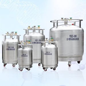 Monitoreo remoto LN2 Dewar Price, contenedor de nitrógeno líquido criogénico a granel autopresurizado de 230l para cultivo celular - Product Image 5