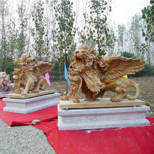 Scultura di <span class=keywords><strong>Leone</strong></span> in Cammino a Grandezza Naturale in Marmo <span class=keywords><strong>Rosso</strong></span> per Ornamento di Cancelli - Product Image 4