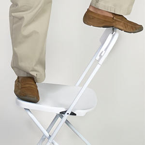 كرسي حديقة خارجي للبيع بالجملة بتصميم عصري مأدبة زفاف أبيض للمناسبات - Product Image 6