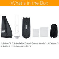 Softbox Payung Oktagonal Portabel 95cm 37.5in Dengan Honeycomb Grid Bowens Mount Studio Flash Softbox Sk400ii Qt400ii