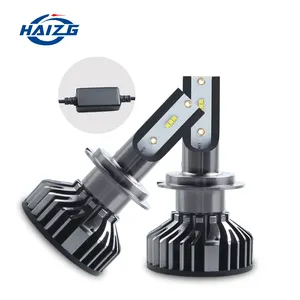 HAIZG Lampu Depan Led Mobil, Bohlam Cahaya Led 72W 8000lm F2 H4 H7 9005 H11 H10 H8 H13 Auto