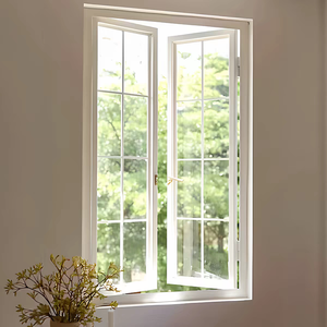 <span class=keywords><strong>Fenêtre</strong></span> à battant en aluminium <span class=keywords><strong>sur</strong></span> <span class=keywords><strong>mesure</strong></span> de style français moderne et luxueux, conforme à la norme australienne AS2047, blanche, prête pour les ouragans - Product Image 1