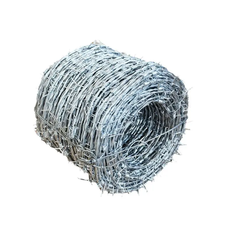 Commercio all'ingrosso di sicurezza filo spinato Roll Farm filo zincato pascolo prato filo spinato filo spinato