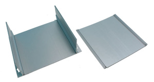 EBM Split 6063 Aluminum Alloy IP54 Sandblasted Box Amplifier Case Manufacturer Custom Extruded Electronics <b>Enclosure</b> - Product Image 2