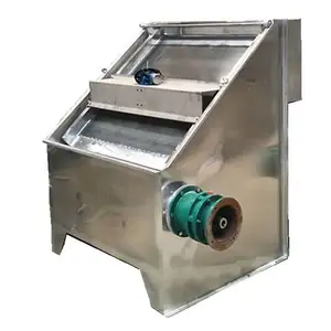 Separador de líquidos sólidos, máquina de reciclagem e processamento de manure de frango