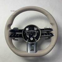 Volant sport en cuir blanc pour Mercedes Benz W204/W205/W206/W211/W212/W176/W213/C117/W124/W177/W221/W222/S63 AMG
