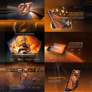 Teléfono resistente Oukitel WP66 5G, 12GB+512GB, huella dactilar lateral, 6.6 pulgadas, Android 16.0, MTK Dimensity 7025 Octa-Core, NFC, Smartphone 5G - Product Image 4