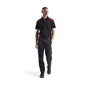 BLAKLADER - 144818329956C148 Industry <b>trousers</b> stretch with <b>knee</b> <b>pad</b> pockets Black/Red - EAN 7330509760413 <b>WORK</b> <b>TROUSERS</b> - Product Image 3