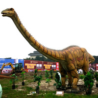 Grandes sculptures réalistes personnalisées de requin dinosaure en fibre de verre, modèle animatronique de l'usine de dinosaures Zigong, ventes directes d'usine d'usine d'usine