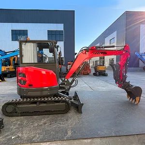 LTMG escavadora Mini Excavator prices 3500kg Digger Cab EPA EURO 5 Standard Digger Mini Excavator With Claw Clip