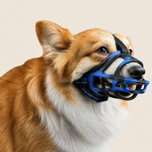 Muselière pour chien en silicone TPR, douce et respirante, en forme de bec de canard, pour l'entraînement et les jeux amusants - Product Image 4