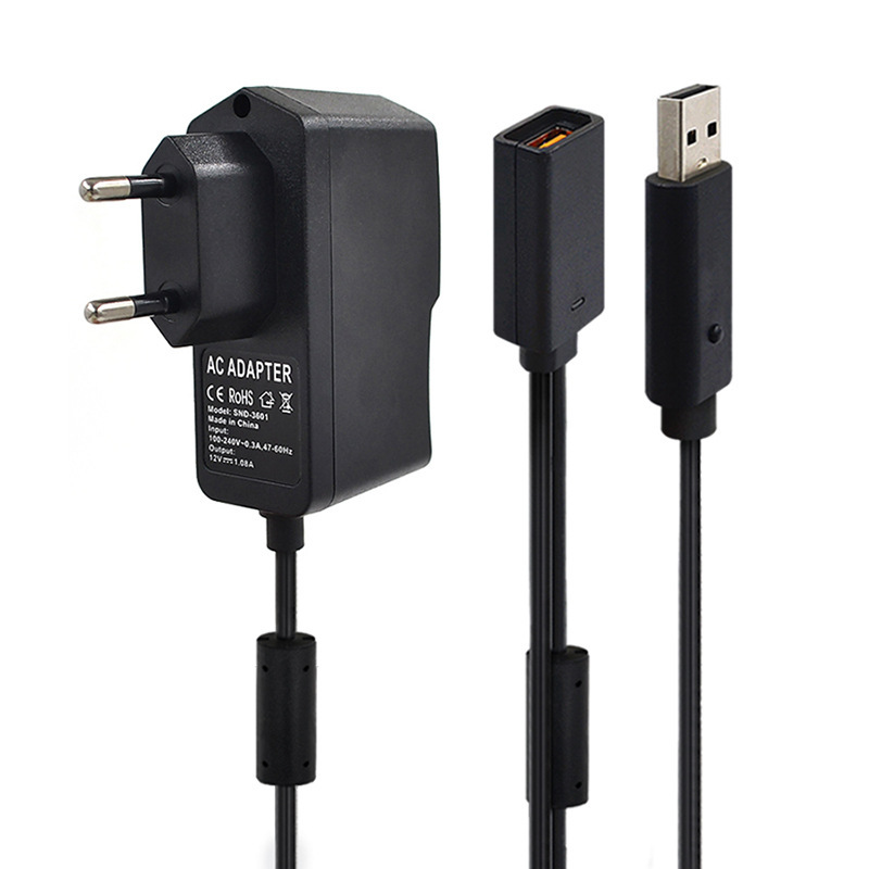 AC Adapter for XBox 360 Kinect Euro Plug AC Adapter for XBox 360 Kinect Euro Plug