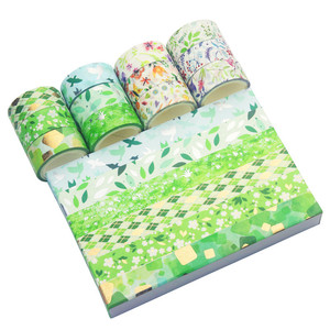 Washi Tape 12 <b>Rolls</b> Floral Pattern 3M <b>Paper</b> Craft Journal Decoration <b>Spring</b> Style - Product Image 3