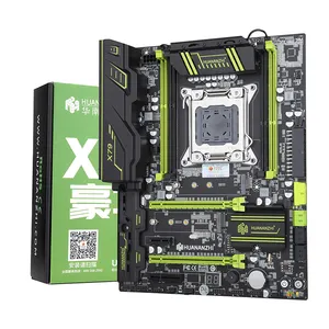 X79 ATX motherboard komputer HUANANZHI gaming motherboard mendukung LGA 2011 DDR3 4 slot