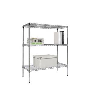 Estante de Almacenamiento de Metal Cromado Multiusos Portátil de <span class=keywords><strong>3</strong></span> Niveles para el Hogar - Product Image 1