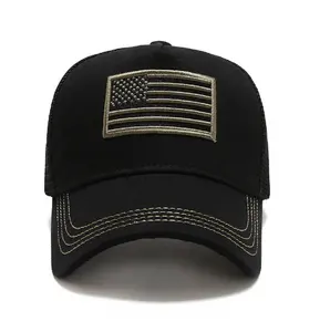 BSCI caza camuflaje sombrero personalizado estructurado ala curva gorra de béisbol al por mayor 5 paneles sombreros de camionero