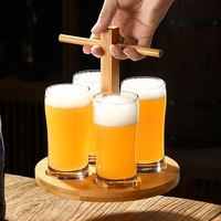 Verres à bière en gros personnalisés de 16 oz, style classique belge, verres à bière en forme de tulipe, verres à dégustation de bière IPA