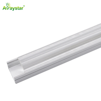 Bande de profilé en aluminium Canal de profilé en aluminium Lentille à 30 degrés Diffuseur monté en surface Couverture PC pour bande linéaire LED