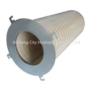 Élément filtrant de dépoussiérage de membrane de peinture de fibre de polyester de levage de vis d'usine - Product Image 2