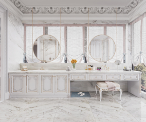 Villa Neoclassica di Lusso Eco-Sostenibile: Soluzione Completa con Rendering <span class=keywords><strong>3D</strong></span>, Progetto Architettonico, Design d'Interni, Bagno, Camera da Letto, Soggiorno - Product Image 1